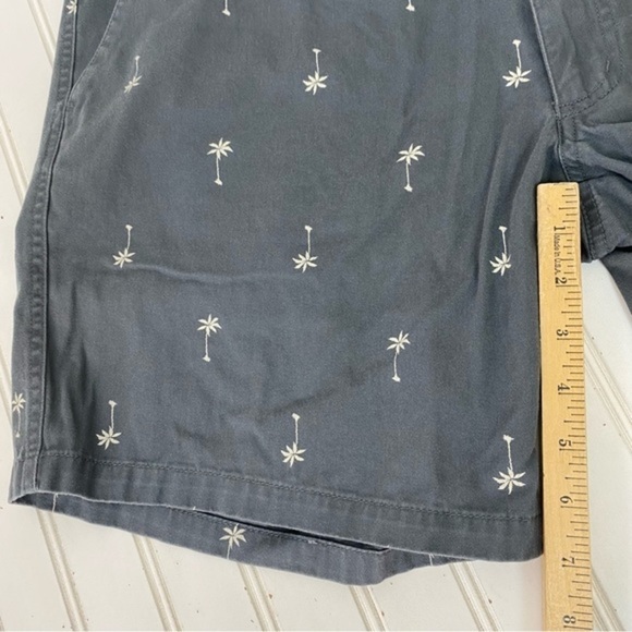 Junk Food Shorts Mens L Gray Disney with Palm Tree Print Mickey Mouse Patch - Picture 11 of 13